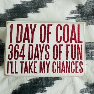 Christmas holiday block art